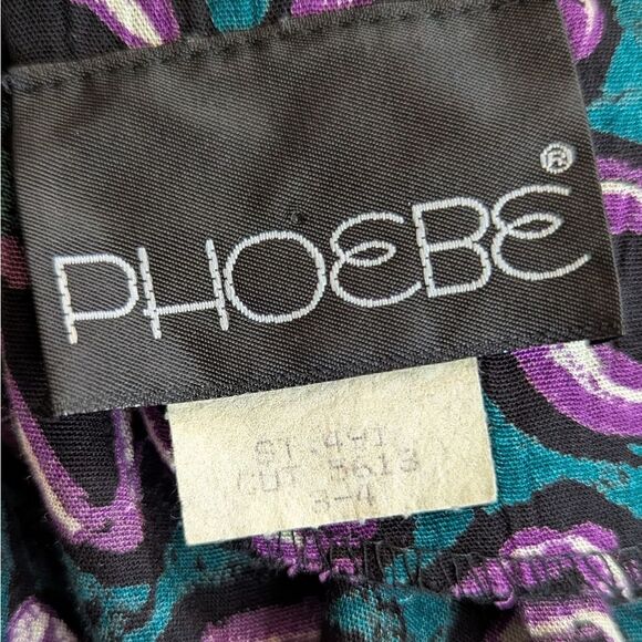 VTG 80s Maximalist Retro Pop Art Phoebe Polka Dot Cocktail Mad Men Dress 4 - Picture 2 of 8